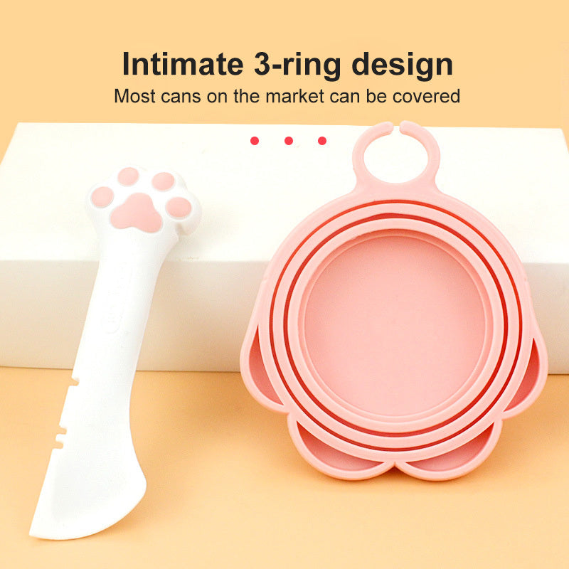 Multifunction Pet Canned Spoon & Jar Opener - Dog & Cat Feeder Scoop