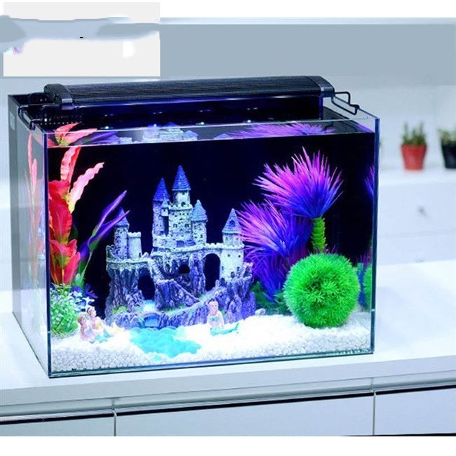 Resin fish tank decoration for aquariums, adding unique style and vibrancy to water tanks.