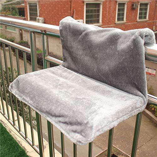 Plush cat bed hammock, offering a cozy and comfortable resting space for cats, measuring 46x30x25 cm.