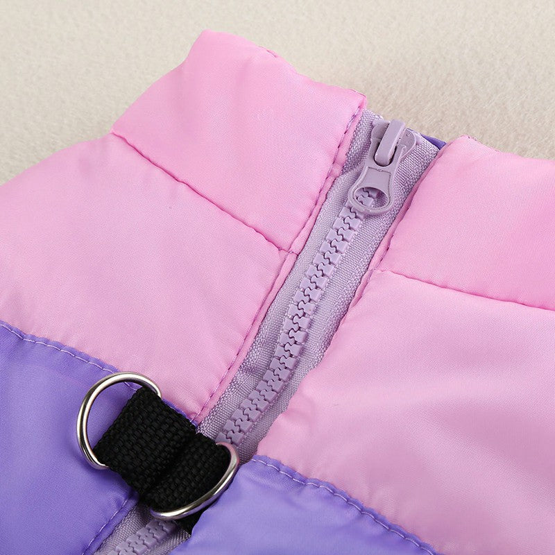 Comfy Pet Dog Cat Puppy Winter Coat Pulling Buckle Warm Vent Jacket - Claw Collections Uk 