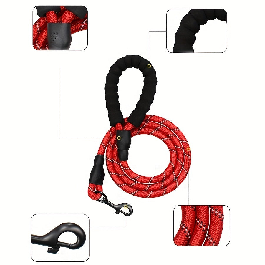 Dogs Leash Running Elasticity Hand Freely Pet Products Dogs Harness Collar Jogging Lead And Adjustable Waist Rope Puppy Leash Lead Training Padded Handle Reflective - Claw Collections Uk 