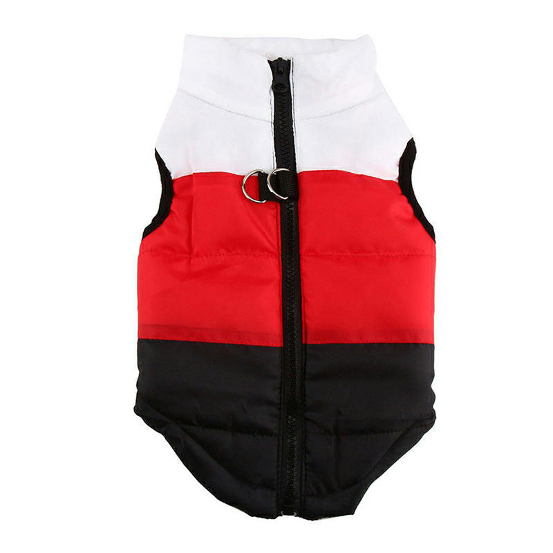 Pet Dog Cat Puppy Winter Coat Comfy Warm Vent Jacket Clothes Pulling Buckle - Claw Collections Uk 