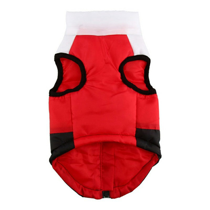 Pet Dog Cat Puppy Winter Coat Comfy Warm Vent Jacket Clothes Pulling Buckle - Claw Collections Uk 