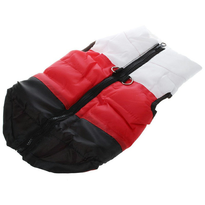 Pet Dog Cat Puppy Winter Coat Comfy Warm Vent Jacket Clothes Pulling Buckle - Claw Collections Uk 